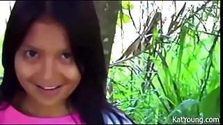 Kat Young out in chum around with annoy wood